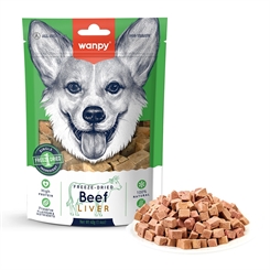 Fryse tørret okselever 40g - Wanpy